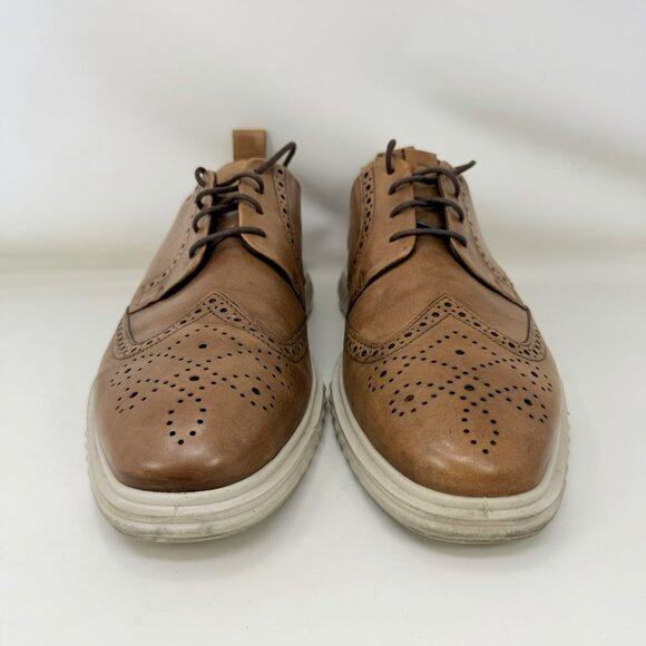 Ecco ST.1 Hybrid Leather Wingtip Oxford Shoes Brown Men’s Size 11 main image 7